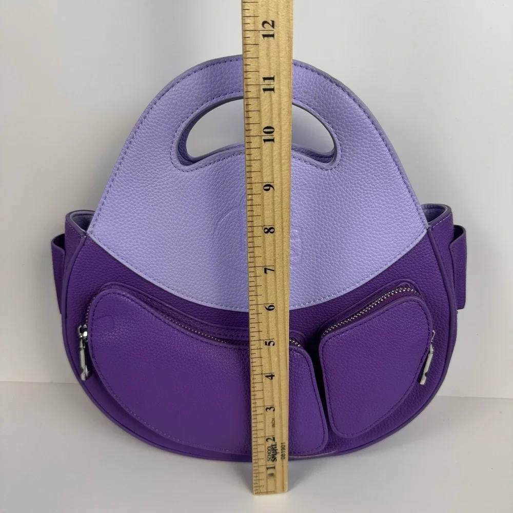 HOMAGE YEAR Purple Abundance Ova Manifestation Bag Crossbody Shoulder Tote